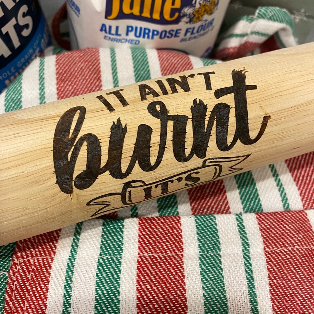 NWOT HANDMADE rolling pin Wedding gift
